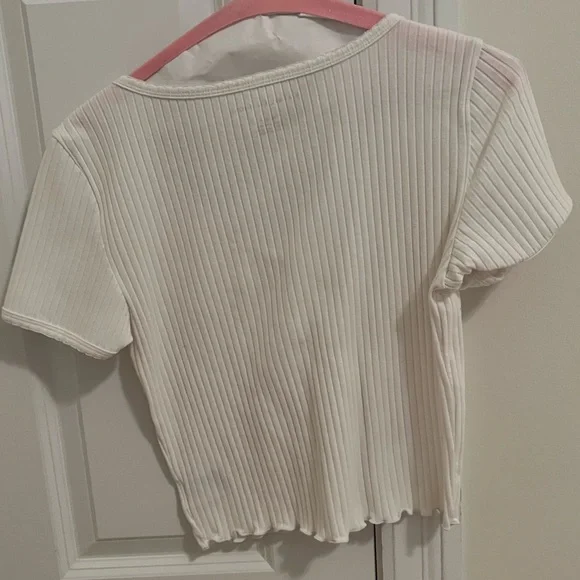 America eagle quarter button cropped top - Picture 2 of 3